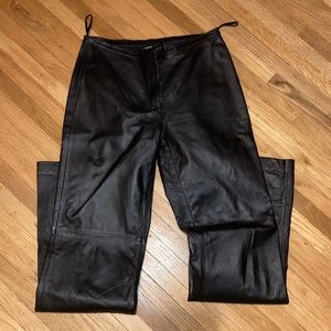 Leather pants
